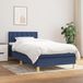 Maison Exclusive - Boxspringbed met matras, blauw, 100x200 cm, gestoffeerd