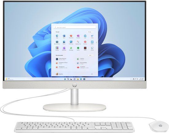 HP 24-cr0800nd AIO Maokong24A 1C23 AMD Ryzen™ 7 7730U 60,5 cm (23.8") 1920 x 1080 Pixels 16 GB DDR4-SDRAM 512 GB SSD Windows 11 Home Wi-Fi 6 (802.11ax) Wit