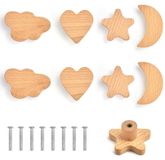 Merkloos Traditionele Ladeschroef met Houten Handvat