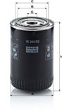 MANN-FILTER Oliefilter W 940/69
