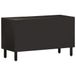 Maison Exclusive - meuble TV noir, 80x31x46 cm, manguier massif