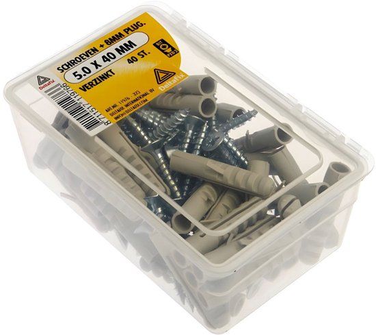 Deltafix - Schr. 8mm plug 5,0x70mm verz 30st