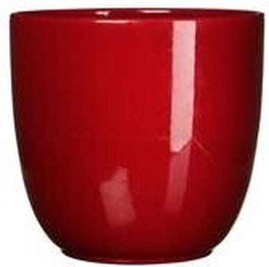 bloempot Mica Decorations Decoratieve bloempot Tusca Ø7.5cm H6.5cm keramiek / donkerrood