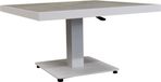 AVH-Collectie San Sebastian lounge dining tuintafel 90x90xH46-H71 cm wit