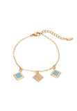 NAEMI 14 karaat gouden bangle armband 20 cm rosékleurig voor dames