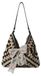 Sac porté épaule en paille pour femme avec nœud papillon