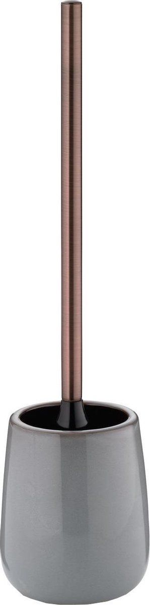 Kela Liana toiletborstelhouder - 44 x 11 cm - keramiek - grijs
