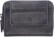 GREENBURRY portemonnee Destressed RV-Wallet RFID Silver Grey antraciet