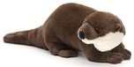 Uni-Toys Eco-Line Staande Otter van 100% gerecycled pluche, 42 cm lang