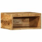 vidaXL Tv-meubel wandmontage 40x30x19 cm massief ruw mangohout