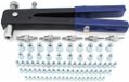 Merkloos / Sans marque F&M RATES LTD Set klinkmoeren met schroefdraad voor M3 M4 M5 M6 M8 draad, 106 stuks klinkmoerenset