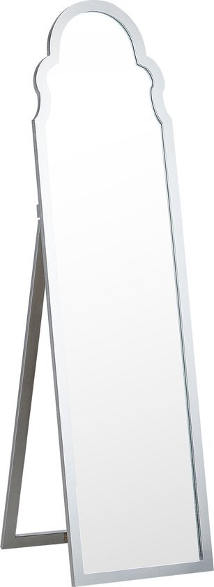 Beliani chatillon - staande spiegel-zilver-mdf