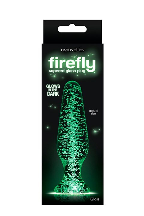 NS Novelties Firefly glazen anaalplug 10.5cm