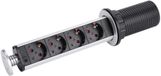 SURIGHT Tafelcontactdoos met 4 sleuven - Intrekbare stekkerdoos - Inbouwstopcontact met USB-aansluiting voor kantoor - Keuken