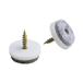 Metafranc Patin pour parquet + cheville 20mm Blanc 8 pièces NL - WU0644216