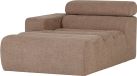 WOOOD Novi Chaise Longue Element Arm Links - Polyester - Taupe
