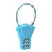 Master Lock 4623EURDAST hangslot met combinatie en flexibele boog, willekeurig, 9,5 x 3,7 x 1,4 cm, 14 cm