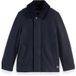 Scotch & Soda Manteau en laine mélangée Bleu ciel