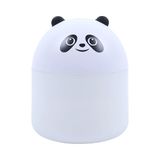 THE CONCEPT FACTORY - VE6099 - Kawaii Panda Diffuser 10 cm in ABS - Kleurveranderend - Perfect voor een Rustgevende Sfeer - Ideaal voor Thuis of Kantoor - Zwart en Wit