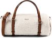 GUESS Taylor Mini Barrel Satchel Cream White / Cognac crème Handtas
