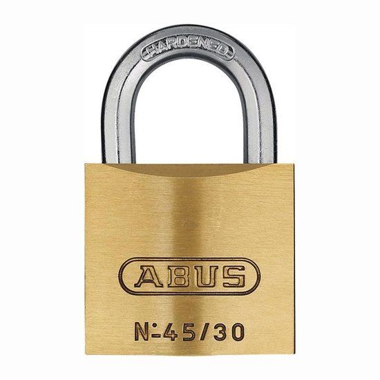ABUS Cilinderhangslot 45/30 gelijk sluitend 45 mm