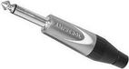 Amphenol TM2PJ Jackplug 6.35 mm prise, droit Nombre de pôles : 2 Mono Argent 1 pièce(s)