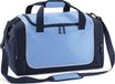 Quadra Sac de sport Sac de week-end Bleu ciel/Bleu marine français/Blanc