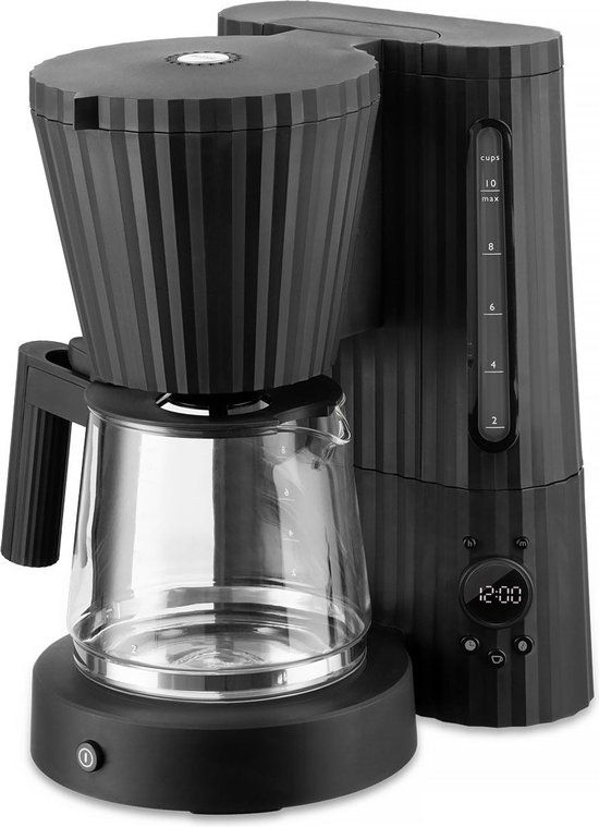 Alessi Plissé Elektrisch-Filter-Koffiezetapparaat - Zwart
