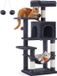 Songmics Arbre à chat – Avec plateformes et hamac – 112 cm – Gris clair