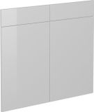 Vicco R-Line Façade de cuisine – 79.2 x 70.8 cm façade de meuble pour meuble bas avec tiroirs Blanc Laqué brillant