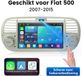Junsun Autoradio pour Fiat 500 (2007-2015) - Linux, 7" Écran tactile, CarPlay, Android Auto, GPS, Bluetooth, WiFi, RDS