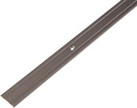 Alberts 484156 overgangsprofiel | met twee rillen | aluminium, bronskleurig geanodiseerd | 900 x 25 mm