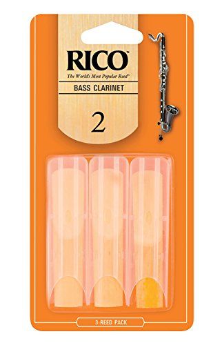 Rico Organic Basklarinet Rieten Sterkte 2.0, 3-Pack