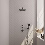 Brauer Gunmetal Edition Thermostatische Regendoucheset Inbouw