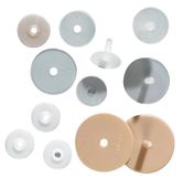 Glorex 0 4662 gewrichtsschijven, 55 mm, set van 5 stuks, beige