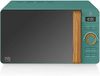 Swan Nordic Digitale magnetron, 20 l, 6 standen, 800 W vermogen, timer 30 min, eenvoudige reiniging, ontdooimodus, modern design, handvat in houtlook, mat groen