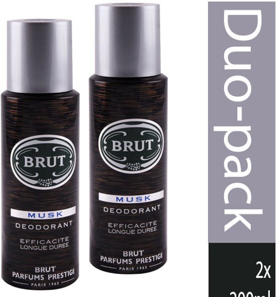 Brut Deodorant Musk,duopack- 2 x 200 ml