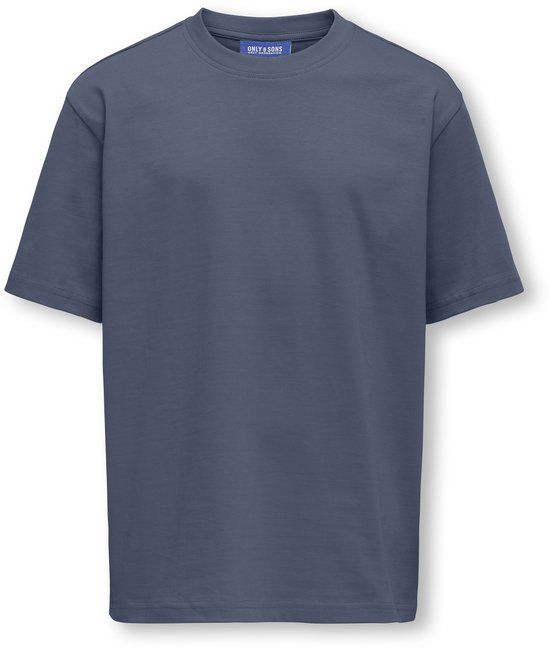 ONLY&SONS Jongens T-shirt Vintage Indigo Katoen Ronde hals