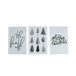 Wandbord Xmas groen metaal 20x30x0,5cm