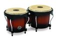 LP Latin Percussion City Series Bongo - 6" & 7" - Siamese Oak - Black Hardware - Vintage Sunburst Matte LP601NY-VSB