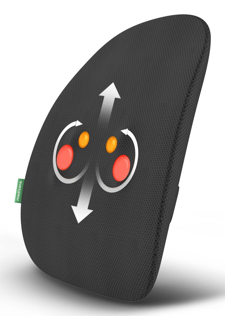 Medisana MC 500 Shiatsu Back & Waist Massager - Black