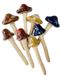 8 Pièces Champignons en Céramique pour le Jardin - Ornements de Jardin et Décorations de Plantes Amusants