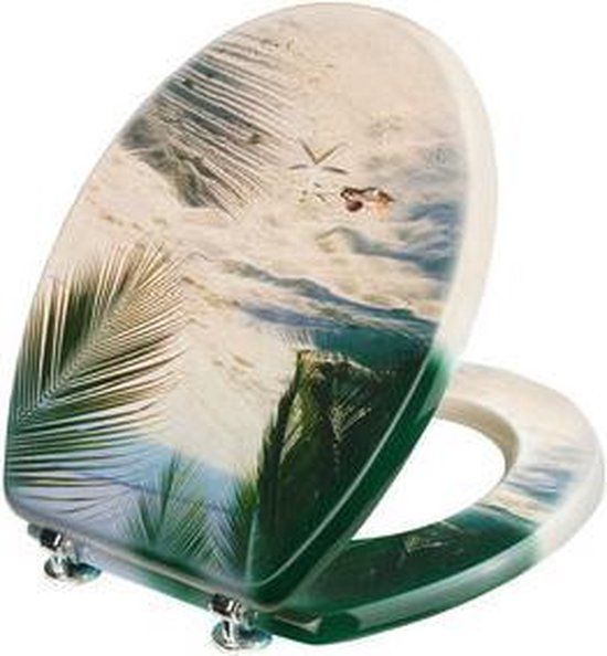 Cornat Palmen Aan Het Strand decor toiletbril