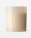 HEMA Bougie en verre Ø8x9cm Lettre P (crème)