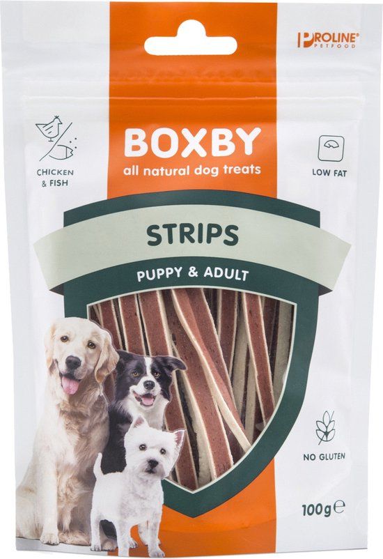 Proline Boxby Strips Hondensnack - 100g