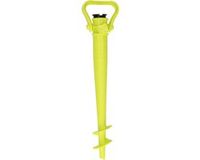 Merkloos Parasolharing - Geel - Kunststof - D40 mm x H37 cm - Parasolhouder