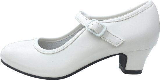 Spaansejurk NL Prinsessen schoenen / Spaanse schoenen wit - maat 36