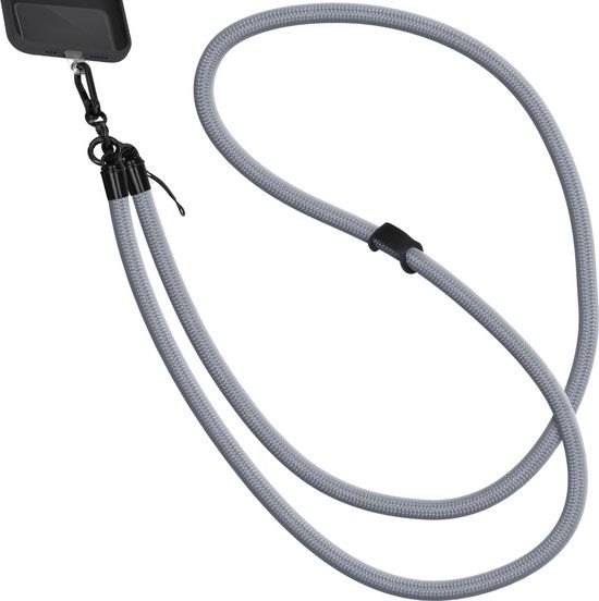 iMoshion Universeel telefoonkoord - Donkergrijs