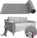 Tapis griffoir Chat Sticker Meubles Protéger Auto-adhésif Facile à Couper 40 x 300 cm Gris clair