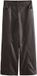 Next Dames Broek van imitatieleer met wijde pijpen - Chocolate Brown